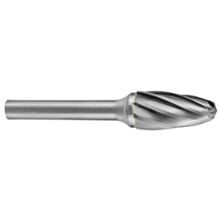 UNIKUT CARBIDE BURR 3/8 X 3/4IN X 1/4IN TREE RADIUS END AC